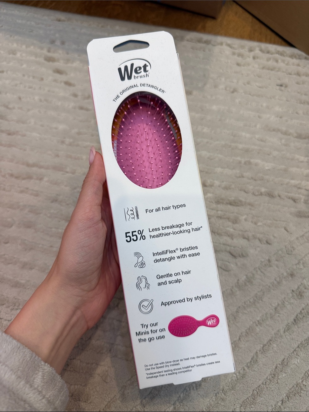 Wet Brush Pink Original Detangler - Gentle Hair Brush